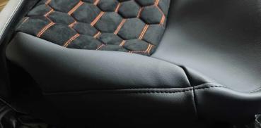 Sitzbezug passend für VW Crafter [Leder / Alcantara] Sitz + Lehne  - Sonderanfertigung